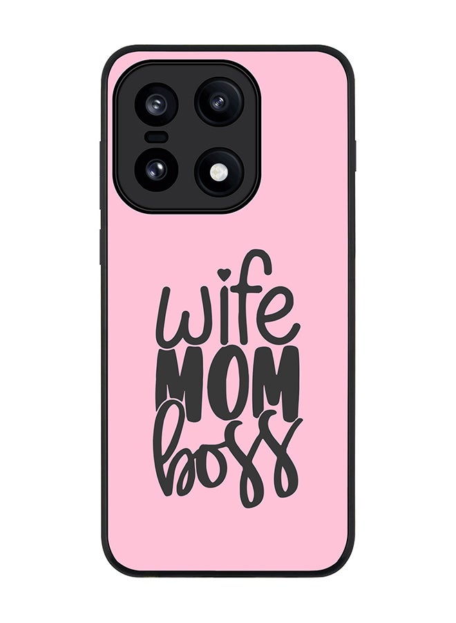 Stylizedd For OnePlus 15 Case,Slim fit Camera Protection, Shockproof Thin Phone cover  - Wife Mom Boss - Image 1